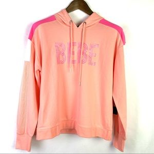 BeBe Colorblock Hoodie Size M NWT